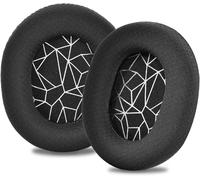 1 Pair Replacement Ear Pads for SteelSeries Arctis 1 Arctis 3 Arctis 5 Arctis 7 Arctis 9X Arctis Pro with Memory Foam & Protein Leather (Black & Silver)