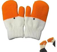 1 Pair Silly Goose Gloves, Furry Gooses Mittens, Duck Goose Winter Gloves With Thermal Soft Lining, Funny Winter Goose Glove Novelty Animal Glove, Thick Winter Gloves for Women Men-1Pair