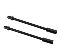 1 Pair Stainless Steel Soft V Brake Pipe for Mountain Bike Highway Bike Folding Bike (Noire)