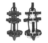 1 Pair Winter Snow Claws Anti-Skid Anti-Slip Shoes Grips Crampons Shoes Spikes 24 Teeth Ice Gripper(Color 4)