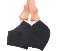 1 Paire/2 Pieces Pied Manches Talon Soutien Chaussettes Fasciite Plantaire Soutien De L'arc Sport Protecteurs Noir Confort Reassurance Talon Chaussettes
