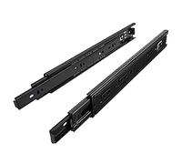 1 paire (2 PIÈCES) SO-TECH® Glissières à Extension Complète Glissières de Tiroir noires 450 mm (insérées) à Billes