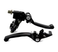 1 paire 22mm 7/8 pouces levier de frein d'embrayage de guidon pliant adapté for 50cc 110cc 125cc 200cc CRF KLX TTR Apollo 125 ATV Dirt Pit Bike les pièces (Color : Nero)