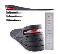 1 Paire 3 Couches Augmenter La Taille Unisexe Semelle Intérieure Orthétique Talon Chaussure Kit De Levage avec Coussin d'air Ascenseur Kits Chaussures Semelle Intérieure Lève Inserts pour Hommes