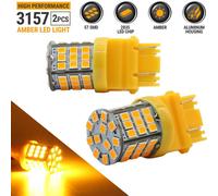 1 Paire 3157 3156 LED String Lights LED Turn Signal High Brightness Low Power Consumption Long Life Drl Side Marker Bulb Yellow