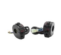 1 paire 7 8 pouces 22mm moto ATV guidon gauche droit interrupteur de commande feux de croisement clignotants klaxon commutateurs compatibles avec les pièces de moto automobile