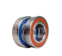 1 Paire 7206 7206C-2RZ-P4-DBA 30x62x16 Roulements à Contact Oblique Scellés Roulements de Broche de Vitesse CNC ABEC 7 (Taille : DB)(DF)