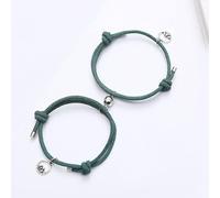 1 paire aimant Bracelet pour amoureux Couple Bracelets femmes hommes mer montagne serment saint valentin cadeau fait main bijoux cadeau