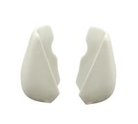 1 Paire Antidérapant Etui de Protection pour Manette de Jeu pour ASUS Rog Ally Grip modifié Absorbant la Sueur Bonne Prise en Main de la Manette de Jeu Blanc/Noir Accessoires Protecteur (White)