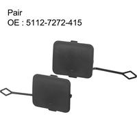 1 Paire Arriššre Pare-chocs Crochet Remorquage Couverture Capuchon 5112-7272-415 pour Voiture