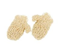 1 Paire Bain Exfoliants Sisal Naturel Mitaine de Gommage pour Corps Accessoire de Toilette pour Bain et Sauna Exfoliation et Prise Confortable