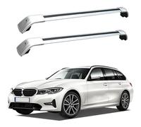 (1 Paire) Barres Transversales De Aluminium pour BMW 3 Series 5-dr 2020 2021 2022 2023 2024 G21 Barres de Toit Transversales,O