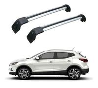 (1 Paire) Barres Transversales De Aluminium pour Nissan Qashqai Rouge Sport 2017 2018 2019 2020 2021 2022 Barres de Toit Transversales,Q