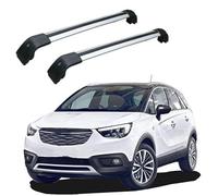 (1 Paire) Barres Transversales De Aluminium pour Opel Vauxhall Crossland X 5 Door 2017+ Barres de Toit Transversales,Q