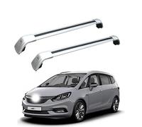 (1 Paire) Barres Transversales De Aluminium pour Opel Vauxhall Zafira Tourer 2012 2013 2014 2015 2016 Barres de Toit Transversales,O