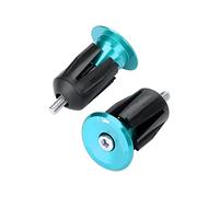 1 Paire Bouchon de Erémité de Poignées en Aluminum Alloy Vélo Guidon End Embouts Replacement pour la Plupart de Vélo, VTT, Vélo de Route, VTT, BMX(Bleu)