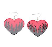 1 Paire Boucles Oreilles de Cœur pour Accessoires de Mode Élégants et Parfaites pour Occasions Spéciales