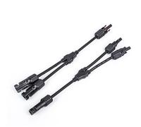 1 paire Câble de ""Y"" connecteurs solaires (1 à 2 branches) - MC4 connecteur Solaire étanche