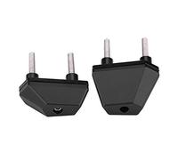 1 paire Cadre de moto Sliders Falling Crash Pad Protector pour Z800 Z1000 Z750, PowerSports Frame Sliders Pad Protector, (Black)