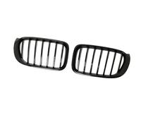 1 Paire Calandre Avant De Pare-chocs Pour X3 Pour F25 Pour X4 F26 2014-2017 À Lamelles Calandre(S Glossy Black)