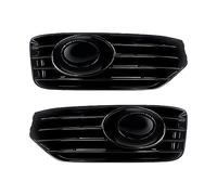 1 Paire Calandre Phare Antibrouillard Pour Pare-choc Avant Voiture, Noir Brillant Pour VW Pour Transporter T5 Pour Caravelle 2010-2015 CFCPKOYOZD(Without Holes)