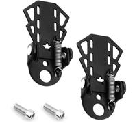 1 Paire cale pied velo,Repose Pied Vélo, pedale velo Pédale Arrière Robuste pour Convient aux VTT, vélos, etc Bicyclette Universel