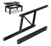 1 Paire Charnières à Ressort pour Table Basse Pliante, Charniere Table Basse Relevable de 88 Lbs, Lift Up Ressort Charnière Mécanisme pour Tables et Accessoires de Montage de Meubles