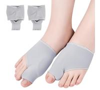 1 paire Chaussettes Hallux Valgus, Bunion Corrector, Hallux Valgus Separateur Orteil, Correcteur Attelle avec Gel Coussinet,orrecteur d'hallux valgus, lavable, pour hommes et femmes(37-43, Gris)