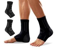 1 Paire Chevillere de Maintien Sport, Cheville Sportive Professionnel, Chaussettes pour Neuropathie Respirant et Souple, Chevillère pour Fasciite Plantaire pour Sport, Fitness et Usage Quotidien (M)