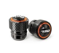 1 paire CNC vis de levage arrière cadre Vis du Ca Pour 790 Adventure 2019-2025 Vis De Béquille Coulissante M10 Pour Moto Et Bouchons Valve Pneu(Orange-B)