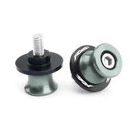 1 paire CNC vis de levage arrière cadre Vis du Ca Pour YZF-R6 Boulons CNC - Accessoires Moto Supports De Bras Oscillant Vis Béquille M6(Gray)