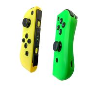 1 Paire Contrôleurs De Jeu Joy-Con Jaune Vert Compatible Pour Nintendo Switch Console