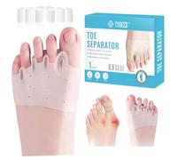 1 Paire Correcteur D'orteils plus 3 bouchons,Silicone Séparateurs d'orteils pour Chevauchement Orteil,Soulager les frottements,pour Détente et Étirement,Pour Homme et Femme