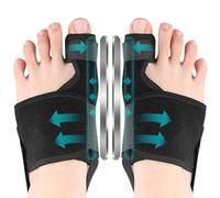 1 Paire Correcteur Hallux Valgus, Réutilisable Redresseur Orteil Antidérapant, Réglable Nuit & Jour Ecarteur D'orteil Oignon, Séparateurs D'orteils Avec, Pour hallux valgus Bunion Femmes et Hommes