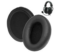 1 Paire Coussinets de Rechange pour Casque HyperX Cloud Stinger, Cloud Flight, CloudX, Cloud II, Cloud III, Cloud Alpha, Cloud Core, Mix, Casque en Memory Foam et Protein PU Coussinet Casque