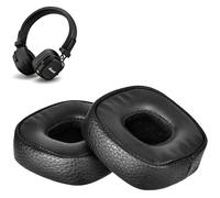 1 Paire Coussinets de Rechange pour Marshall Major III Coussins d'oreille Oreillettes Mousse à Mémoire Housse Casque Mousse (Noir)