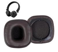 1 Paire Coussinets de Rechange pour Marshall Major III, Coussins d'oreille Oreillettes Mousse à Mémoire, Housse Casque Mousse D'isolement de Bruit pour Marshall Bluetooth, Coussinet Casque (Brun)