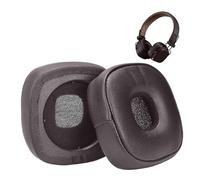 1 Paire Coussinets de Rechange pour Marshall Major IV, Coussins d'oreille Oreillettes Mousse à Mémoire, Housse Casque Mousse D'isolement de Bruit pour Marshall Bluetooth (Major IV/4 - Brun)