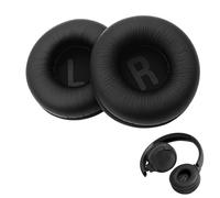 1 Paire Coussinets d'oreille Coussins en Mousse Compatible avec Casque JBL Tune570BT/Tune520BT/Tune510BT/T500BT/T450BT/JBL JR300BT/JR300/JR310BT/JR310, Confortables Coussins d'oreille, Noir