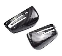 1 paire Couvercle de rétroviseur de rétroviseur gauche Couvercles de miroir à droite pour B-enz W204 W176 W246 W212 W221 C117 X204 X156 (Fibre de carbone)