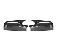 1 Paire Couvercle Rétroviseur Latéral Voiture Garniture Coque Miroir Pour Renault Pour Megane 2 MK2 2002-2009 Capuchon Couverture Rétroviseur(Carbon Texture)