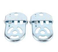 1 Paire Cycle pédales arrière Pédales manganèse en Acier Espace Sauvegarde du Cycle de Pliage du siège arrière Repose-Pieds.