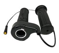 1 paire d'accélérateurs à rotation complète pour vélo électrique, accélérateurs à rotation complète légers et portables avec connecteur étanche 3 broches pour vélo électrique ou scooter