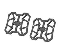 1 Paire d'Adaptateur de Pédale de Vélo, Adaptateurs de Pédale Clipsables sans Plateforme en Alliage d'Aluminium pour SPD (Noir)