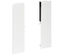 1 paire d'adaptateurs de façade pour tiroir intérieur du système de tiroirs JUNKER-SLIM (blanc/pour hauteur de tiroir 167 mm) Façade de tiroir pour tiroir intérieur de SOTECH