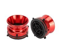 1 Paire D'Adaptateurs de Moyeu Nab, Bobine de 10 Pouces pour Magnétophones à Bande Nab Adaptateurs de Moyeu de Bobine pour Studer , pour Akai, pour Dispositif de Moyeu Nab en (Rouge)