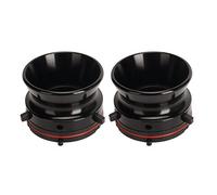 1 Paire D'adaptateurs de Moyeu Nab, Dispositif de Chargement Universel en Alliage D'aluminium de 10 Pouces pour Studer ReVox, pour Akai, pour Teac, pour Magnétophones à Bobines (Noir)