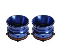 1 Paire D'adaptateurs de Moyeu Nab, Dispositif de Chargement Universel en Alliage D'aluminium de 10 Pouces pour Studer ReVox, pour Akai, pour Teac, pour Magnétophones à Bobines (Bleu)