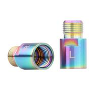 1 paire d'adaptateurs d'extension de pédales de vélo en alliage de rechange pour vélo de route Vis d'extension Entretoises Facile à utiliser Vis d'extension Entretoises Adaptateur