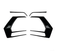 1 paire d'ailerons de pare-chocs arrière en plastique noir pour Golf 7.5 MK7.5 2016-2019. Installation facile pour les amateurs de voitures et les propriétaires de bricolage